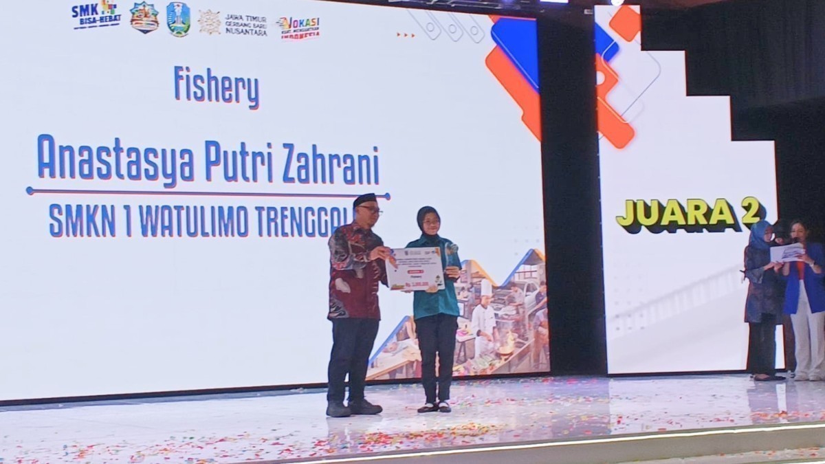 Anastasya Putri Zahrani Raih Juara 2 LKS Dikmen XXXIV Jawa Timur 2026 Bidang Fishery
